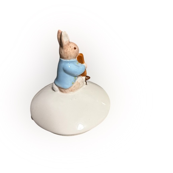 Vintage Peter Rabbit Ceramic Teapot with Pink Handle – Beatrix Potter - Picture 8 of 16